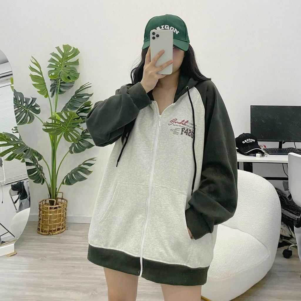 Áo Khoác Hoodie & Sweater Nam Nữ Họa Tiết Số F426 Phối Raplang Chất Nỉ Mềm Mịn Có Nón 2 Lớp Che Mưa Tránh Nắng Cực Êm