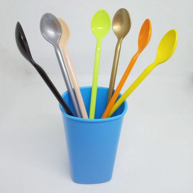 Combo 5 muỗng nhựa cà phê, sinh tố
