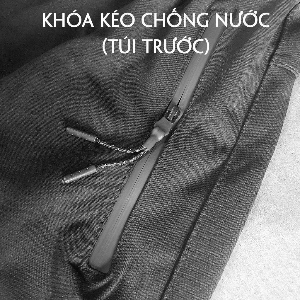 Quần dài Jogger nam thể thao thun trơn, chất thun lạnh co giãn tốt, Form chuẩn dễ phối đồ QT01