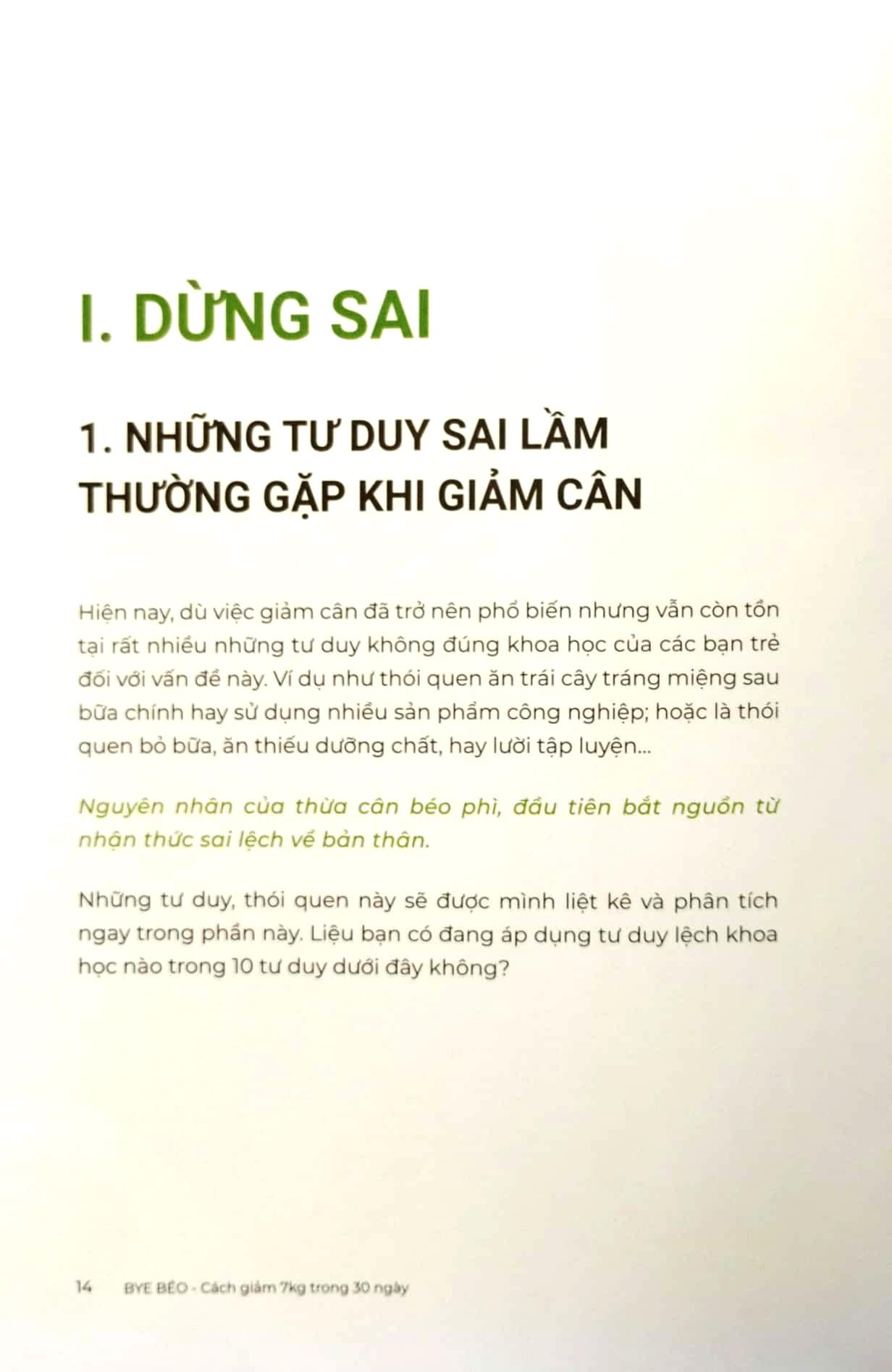 Bye Béo - Cách Giảm 7Kg Trong 30 Ngày (Tái Bản 2023 - Lần Thứ 6)