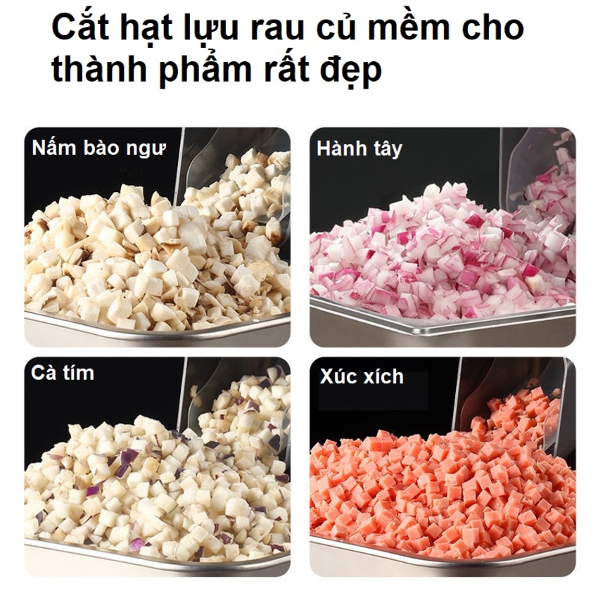 Máy thái rau củ quả công nghiệp đa năng, thái lát, thái sợi, thái hạt lựu. Thương hiệu Mỹ cao cấp Septree - X1 - HÀNG CHÍNH HÃNG