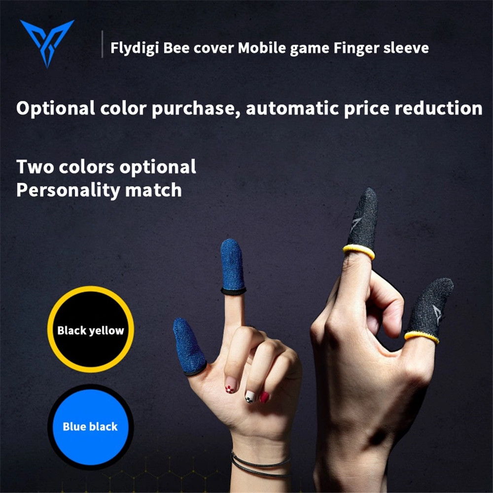 Flydigi Wasp Feelers | Găng tay chơi game PUBG, Liên quân, chống mồ hôi, cực nhạy, co giãn cực tốt- hàng chính hãng (màu ngẫu nhiên)