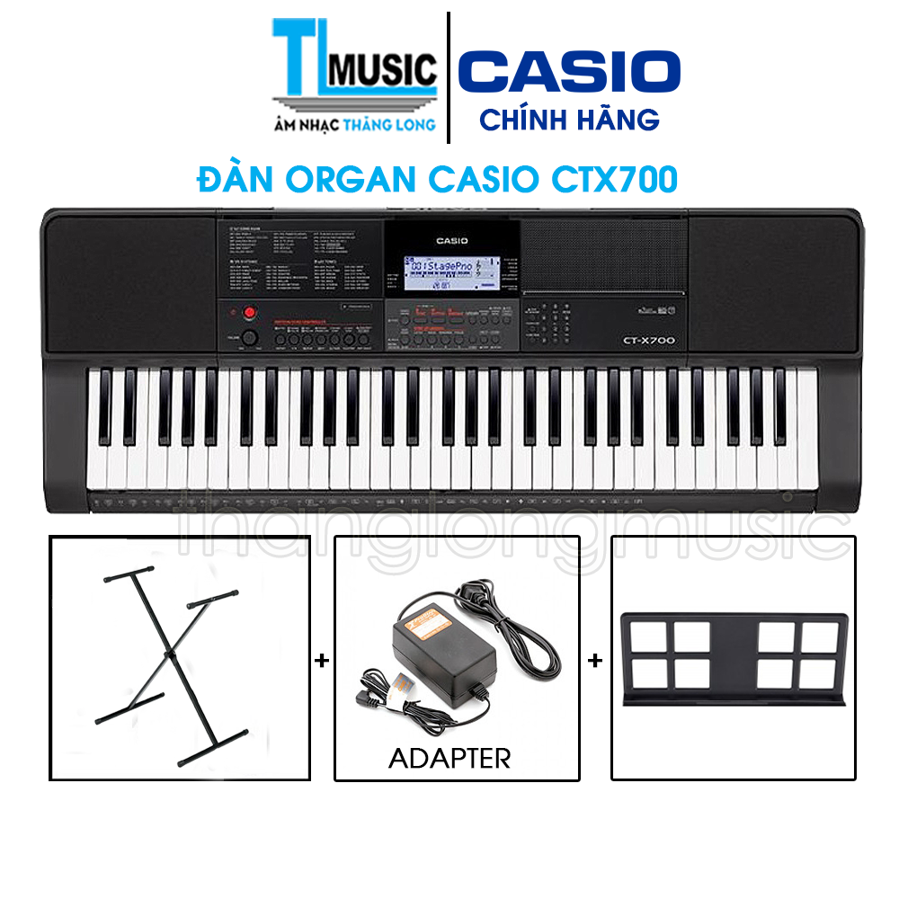 Bộ Đàn Organ Casio CT-X700 Kèm Chân X