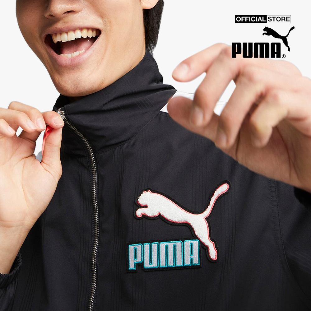 PUMA - Áo khoác thể thao nam cổ trụ T7 Fandom 536109-01