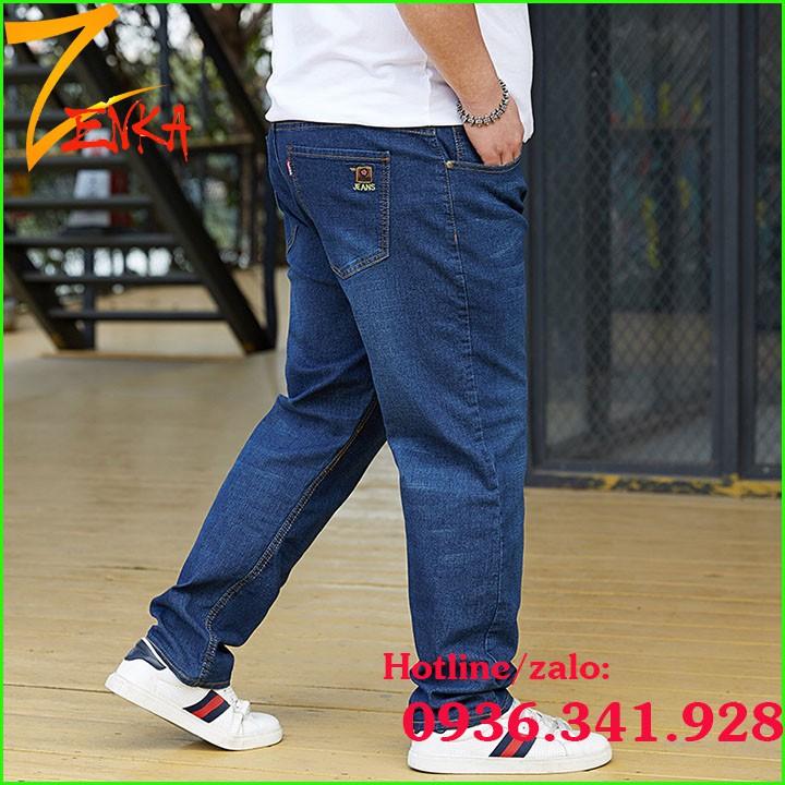 Quần dài nam vải jean kích thước lớn hàng big size dành cho người mập người béo