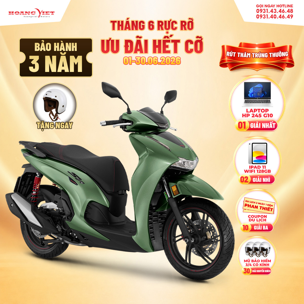 Xe Máy Honda SH 350i 2025 - Phiên Bản Thể Thao
