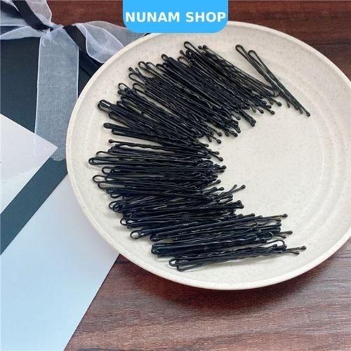 Set 20 kẹp tóc tăm đen tạo kiểu tóc chắc chắn cho nữ Nunam Shop