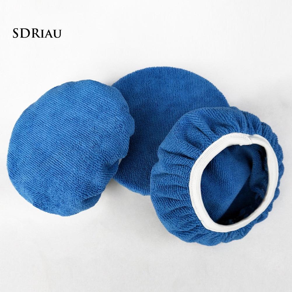 Set 2 Đệm Bọc Bảo Vệ Đầu Máy Đánh Bóng Xe Hơi