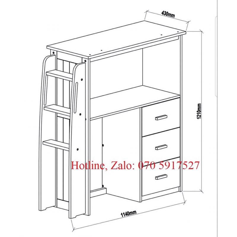 Giường tầng gỗ hai tầng gỗ Bạch Dương Nhập khẩu 100% (Có thể tách thành 2 giường)