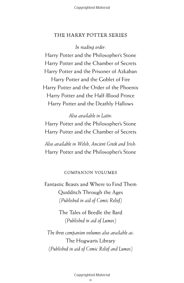 Sách Harry Potter Part 4: Harry Potter And The Goblet Of Fire (Hardback) (Harry Potter và chiếc cốc lửa) (English Book)