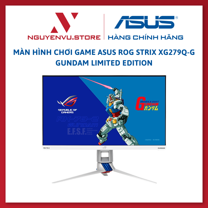 Màn hình chơi game Asus ROG STRIX XG279Q-G Gundam Limited Edition 27″ IPS 2K 170Hz - Hàng chính hãng