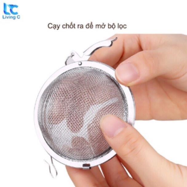 Quả lọc trà, lọc nước phở, lọc nước thảo dược inox 304, 3 cỡ