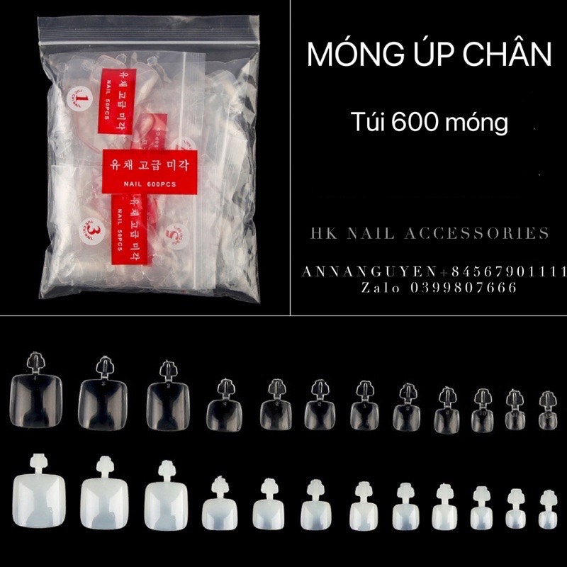 móng úp chân ngắn làm nail