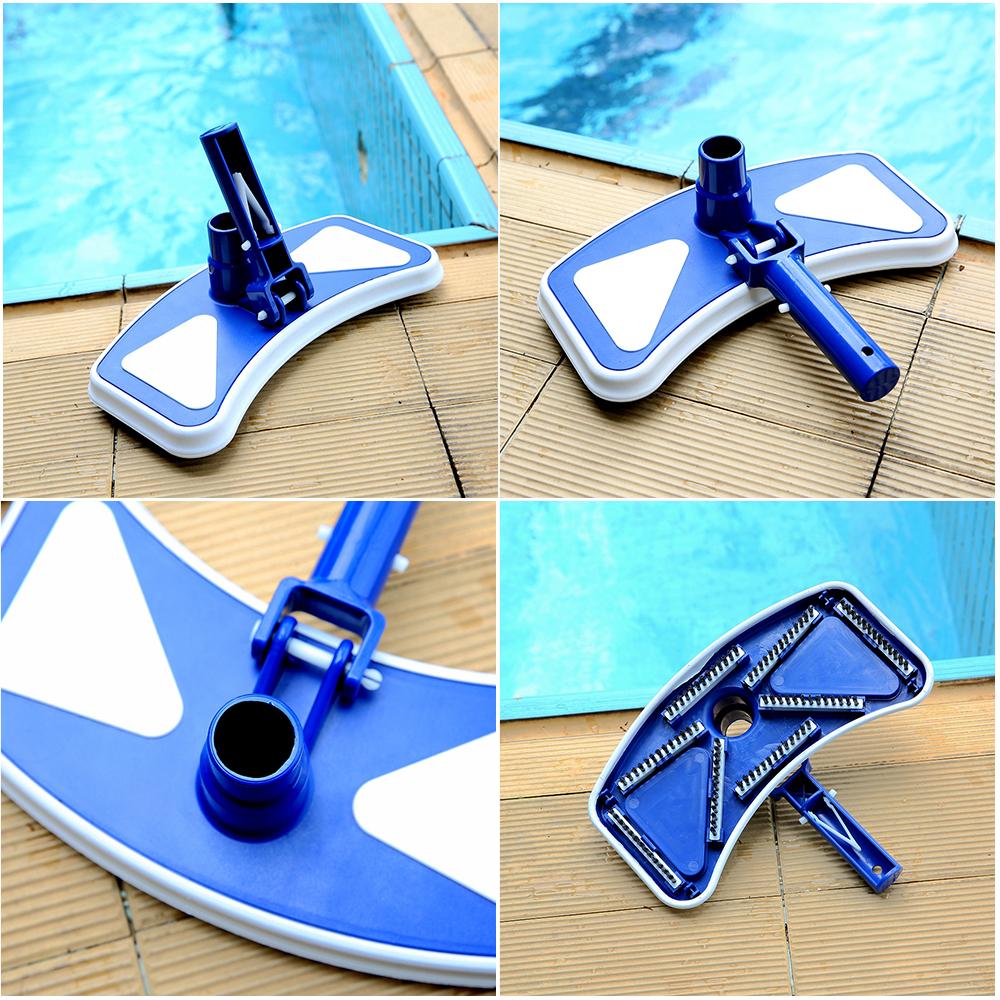 Half Moon Pool Vacuum Head Inground Above Ground Swimming Pool Vacuum Brush Head Spa Vacuum Attachment with Weighted