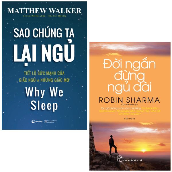 Combo Sách Sao Chúng Ta Lại Ngủ + Đời Ngắn Đừng Ngủ Dài