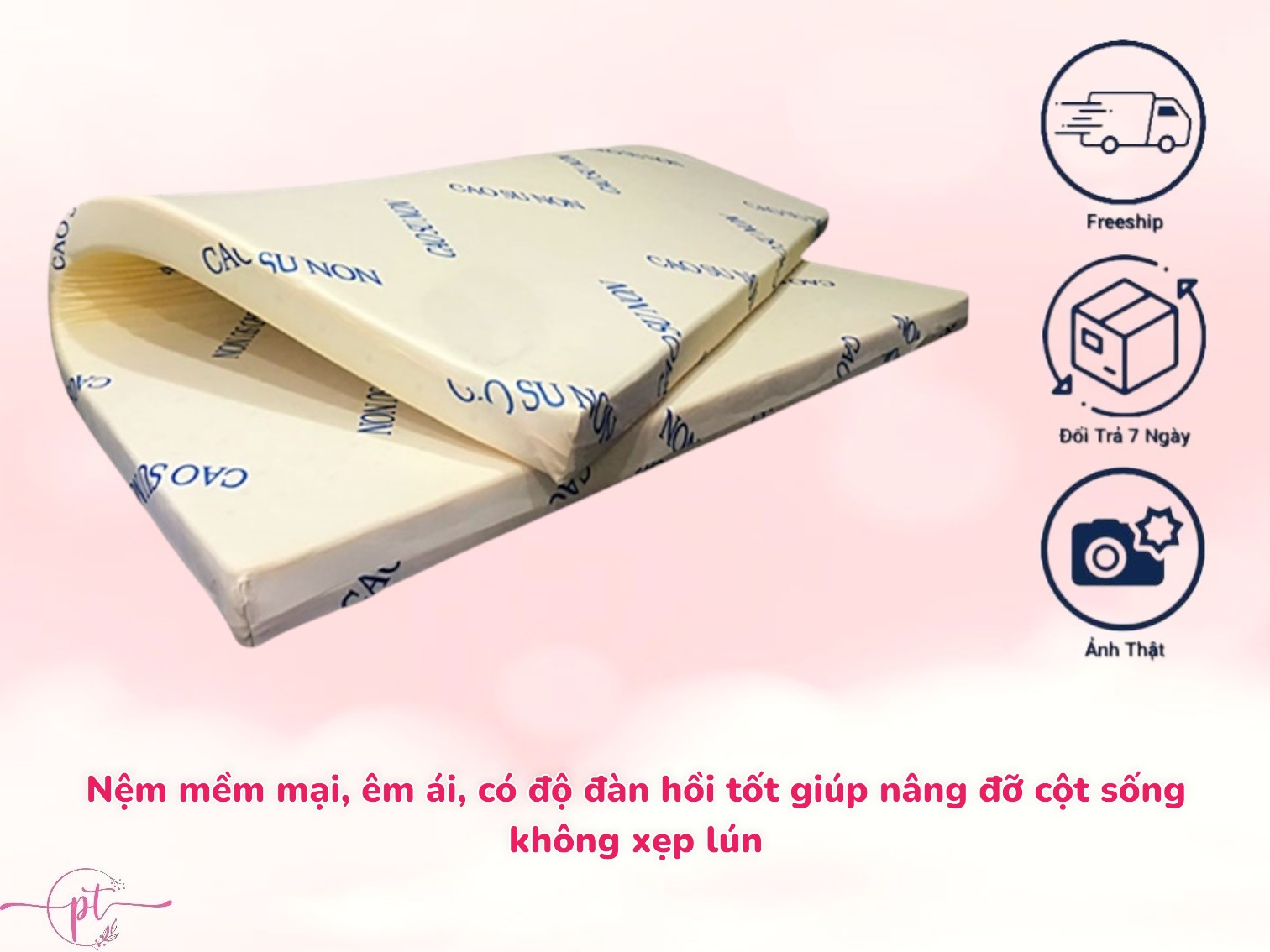 Sale Sốc Nệm Cao Su Non 1m6 x 2m x 15cm Nệm Nặng Đàn Hồi Tốt BH 15 Năm Chỉ Giao HCM
