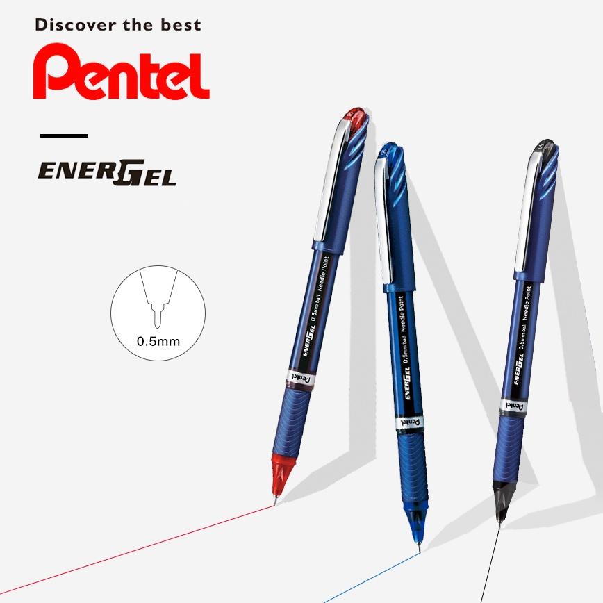 Bút Ký Nhật Bản Mực Gel Pentel Energel BLN25 ngòi 0.5mm | Siêu nét Siêu mịn Không nhòe | Khô trong 1/3s
