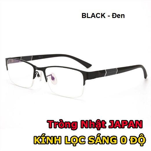 Kính thời trang thể thao nam nữ 0 độ antiBLUE 6770 lọc sáng bảo hành 1-1 làm việc văn phòng cao cấp tròng Nhật bản