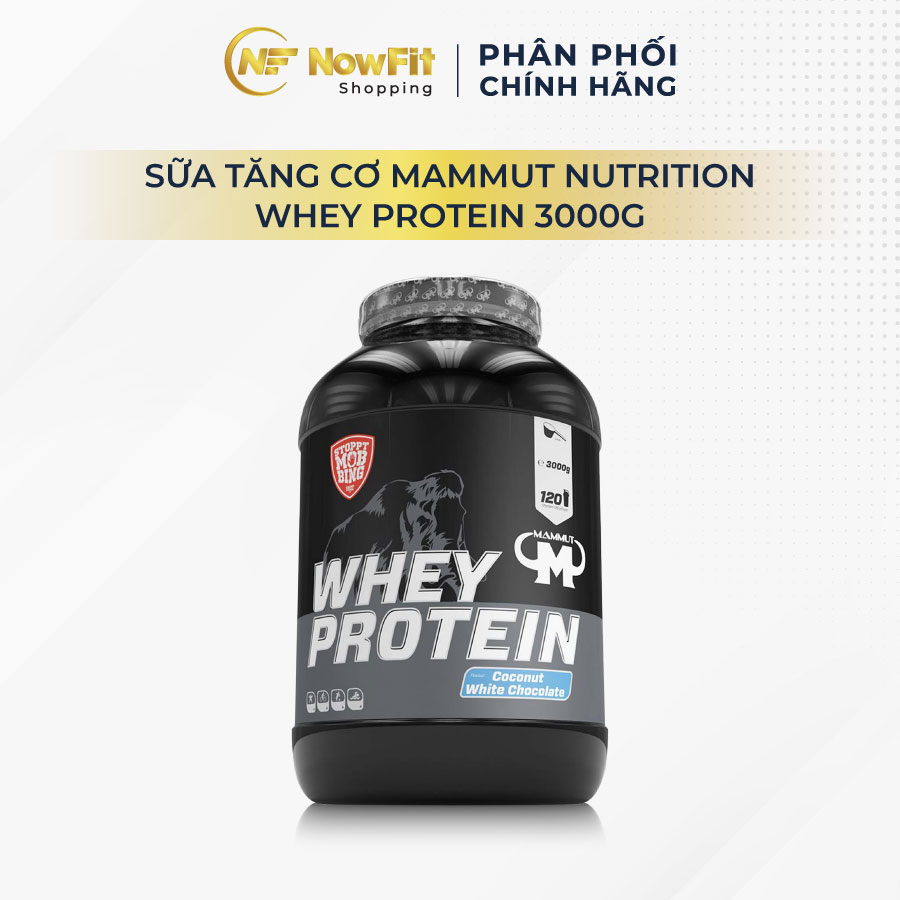 Sữa tăng cơ Mammut Nutrition Whey Protein 3000G - MNWP3000G