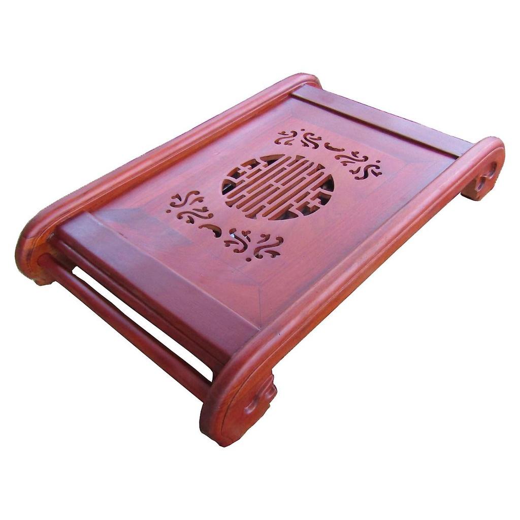 Khay Trà Quấn Thư Gỗ Hương, Kích Thước 45x27x7cm Dùng Trong Phòng Khách
