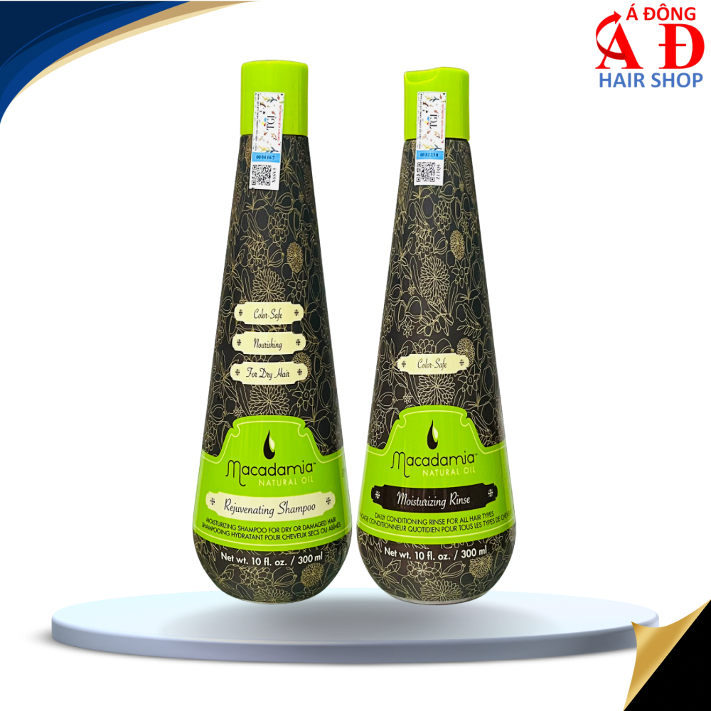 Dầu xả Macadamia Natural Oil Moisturizing Rinse dưỡng ẩm trẻ hóa tóc cao cấp Mỹ 300ml