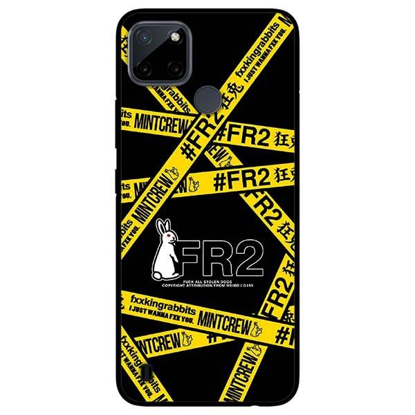 Ốp lưng dành cho Realme C21Y - C25Y mẫu Thỏ TRắng Dây Vàng