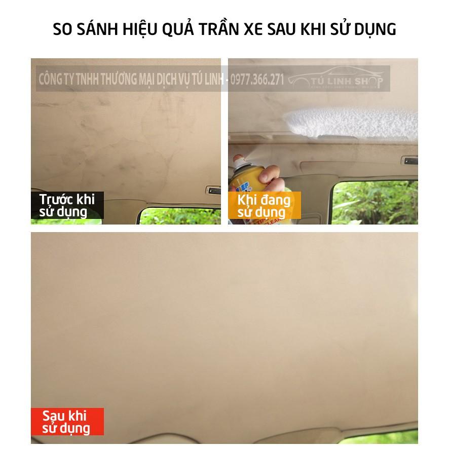 Chai xịt bọt vệ sinh nội thất ô tô dành cho Foam Cleaner