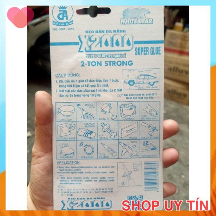 Keo Dán X2000 Siêu Dính, Dán Đa Năng Dán Tất Cả Vật Liệu Bằng Gỗ, Vải, Gốm Sứ, Nhựa An Toàn