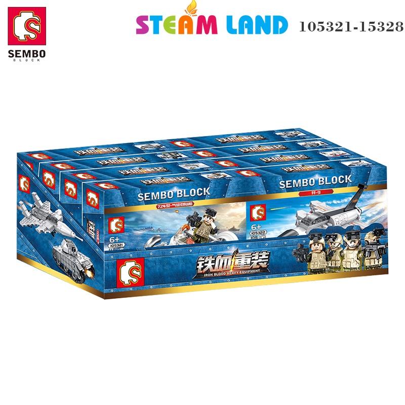 Đồ Chơi Lắp Ráp Máy Bay Chiến Đấu Đa Năng - SEMBO 105323
