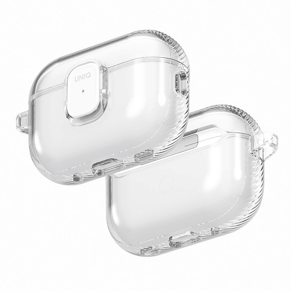 Bao Case cho Airpods Pro 3 UNIQ Glase Pro Ultra Clear Snap Closure Case - Hàng Chính Hãng