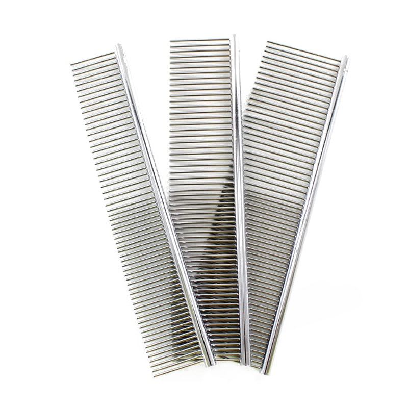 Size Lớn (Dài 19cm, rộng 5cm) - Lược Chải Lông Gỡ Rối Cho Chó Mèo Petcomb - Chất Liệu Inox Không Gỉ