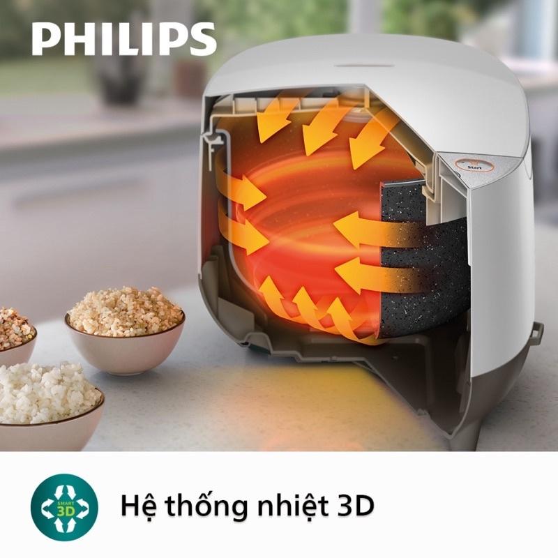 Nồi Cơm Điện Tử Philips HD4515, 1.8Lit - 1070w, Hàng Chính Hãng