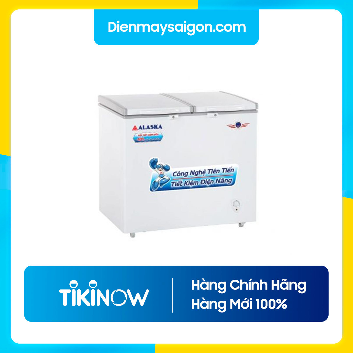 Tủ Đông Alaska BCD-3568N (208L) - Hàng chính hãng