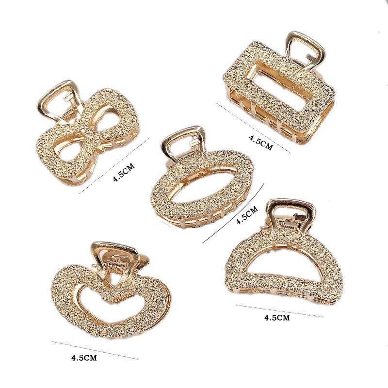 HOT TREND Kẹp càng cua mạ màu vàng sang trọng Hàn Quốc Tatitava