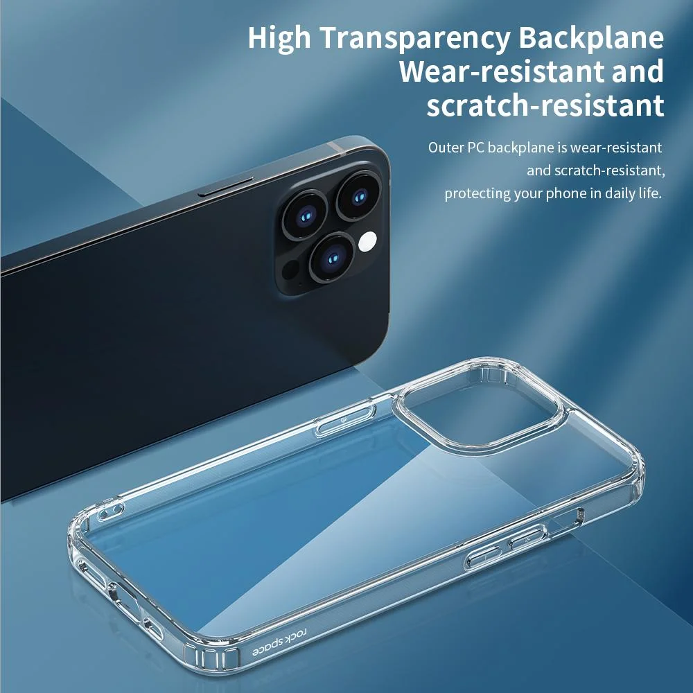 Ốp lưng chống sốc trong suốt cho iPhone 13 6.1 inch hiệu Rock Space Protective Case siêu mỏng 1.5mm độ trong tuyệt đối, chống trầy xước, chống ố vàng, tản nhiệt tốt - hàng nhập khẩu