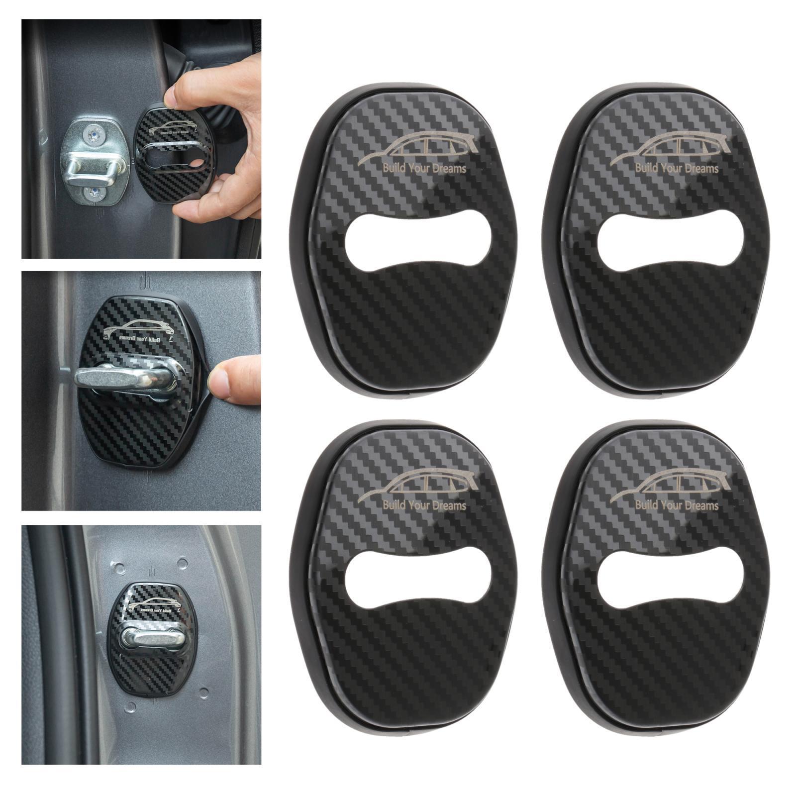 4 Pieces Stainless Steel Door Lock Cover for Byd Atto 3 Yuan Plus