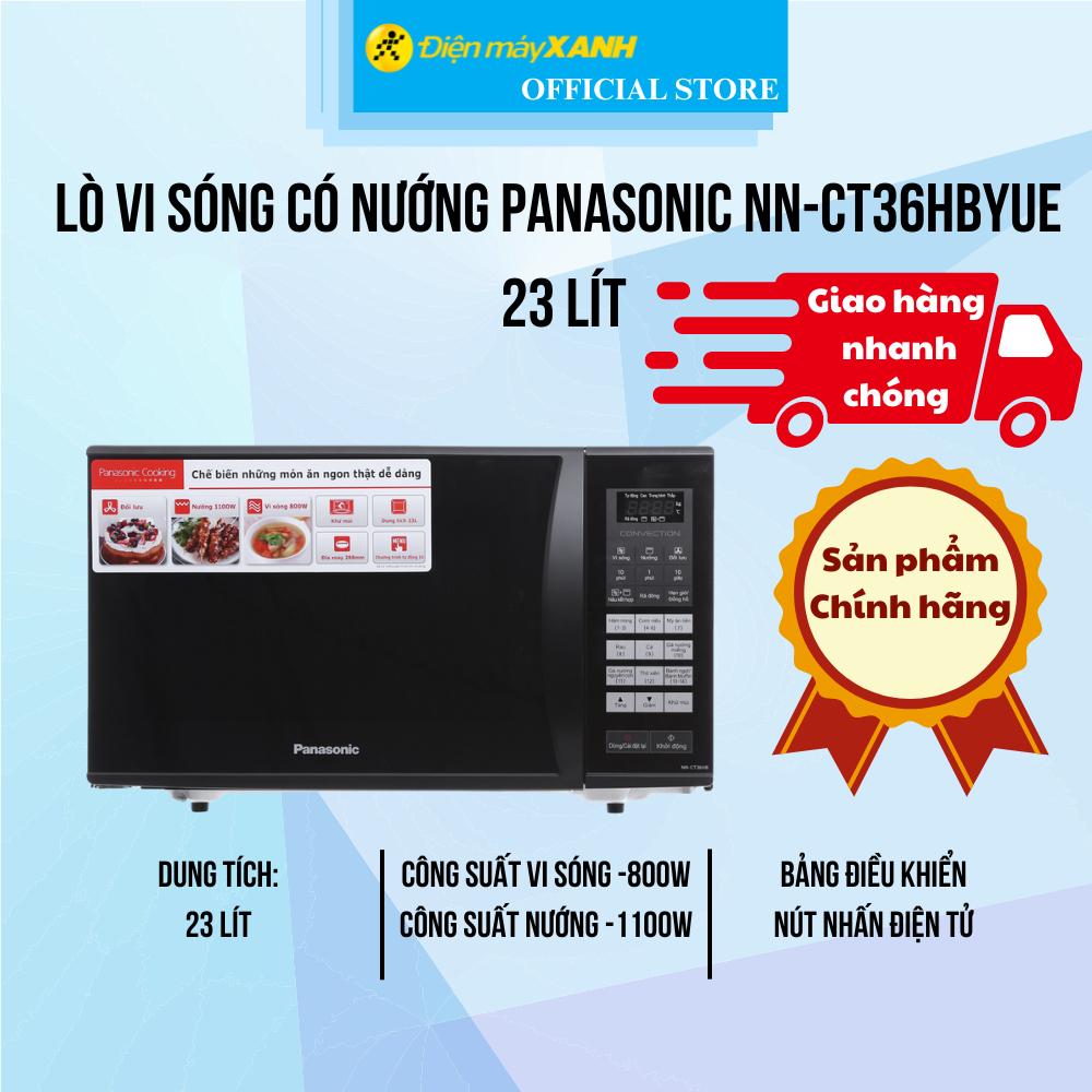 Lò vi sóng có nướng Panasonic NN-CT36HBYUE 23 lít - Hàng Chính Hãng