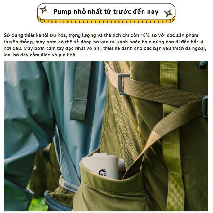 Khuyến mãi - Máy Bơm hơi và hút hơi Đa dụng 3600mAh MAX PUMP 2