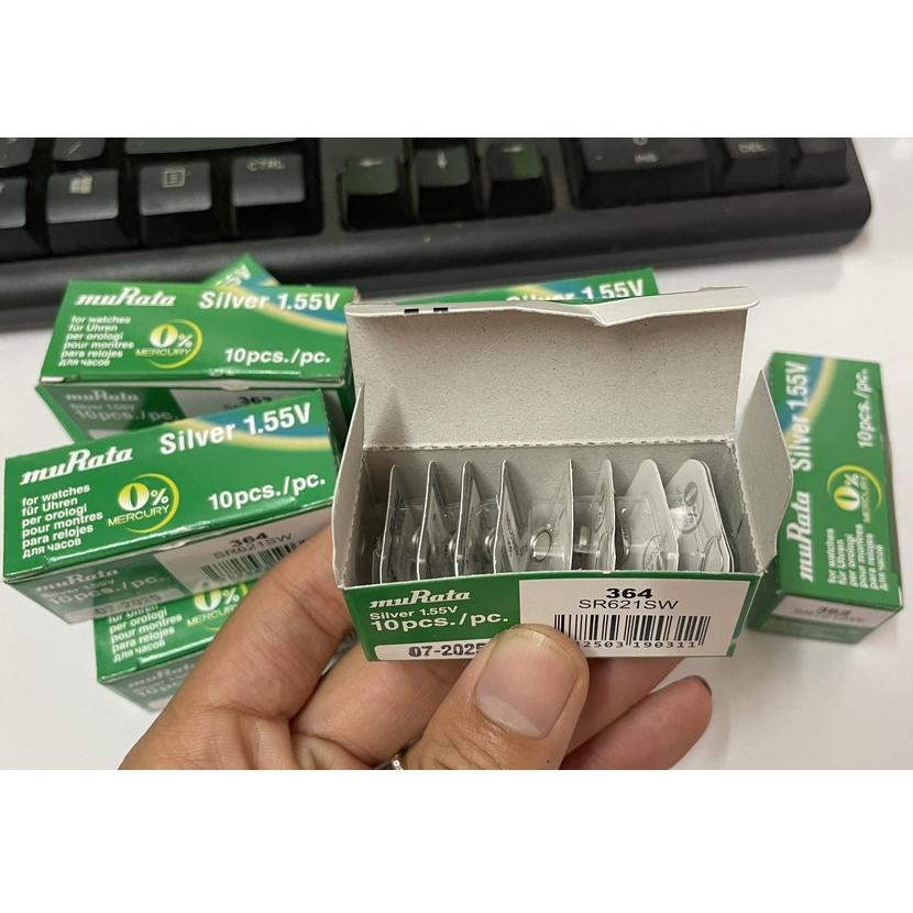 Pin Murata Nhật Bản 364 dành cho đồng hồ đeo tay 1.55V