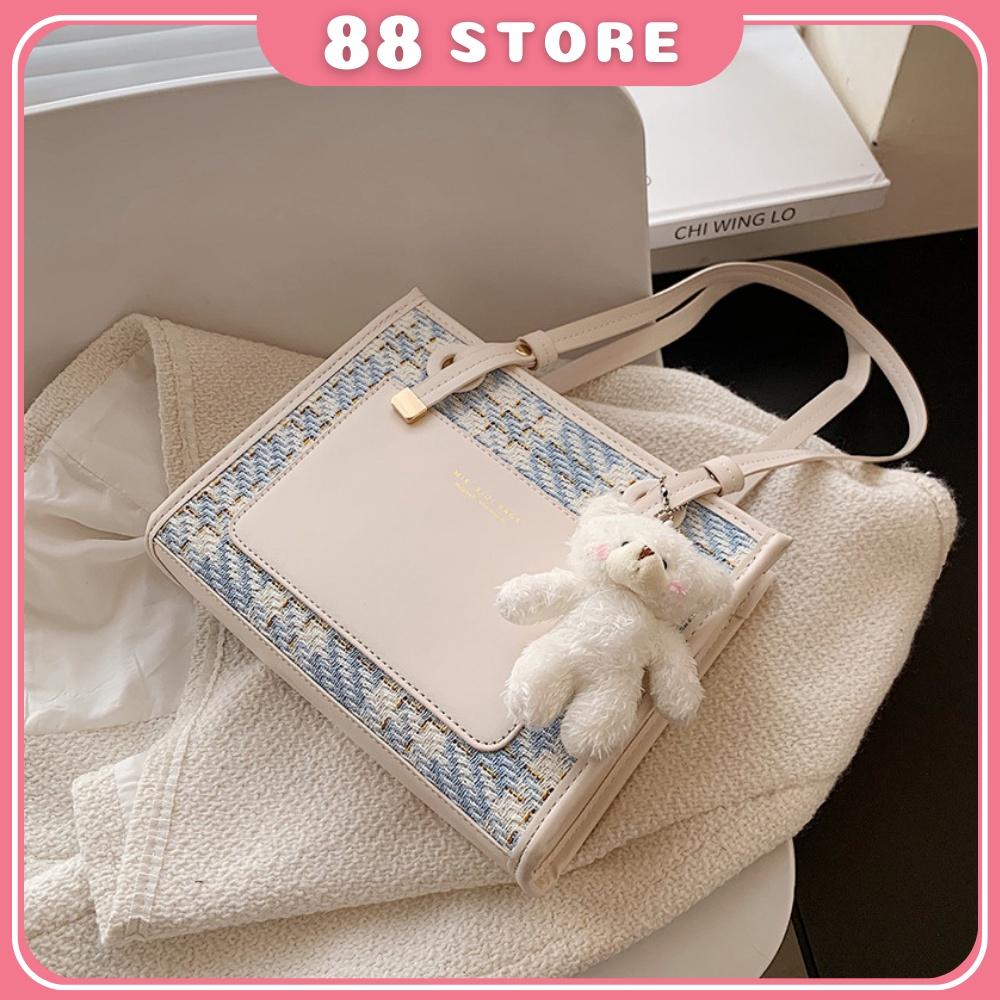 Túi xách nữ công sở đeo vai tote da pu cao cấp hàng quảng châu đi học đi chơi thời trang hàn quốc dễ thương TX-223A