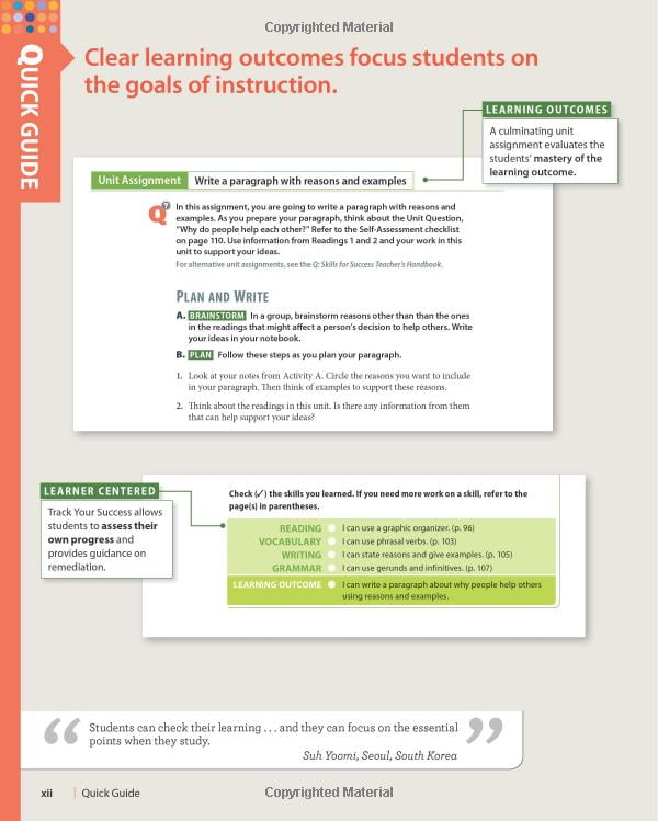 Q: Skills for Success Reading and Writing 3 Student Book with Online Practice