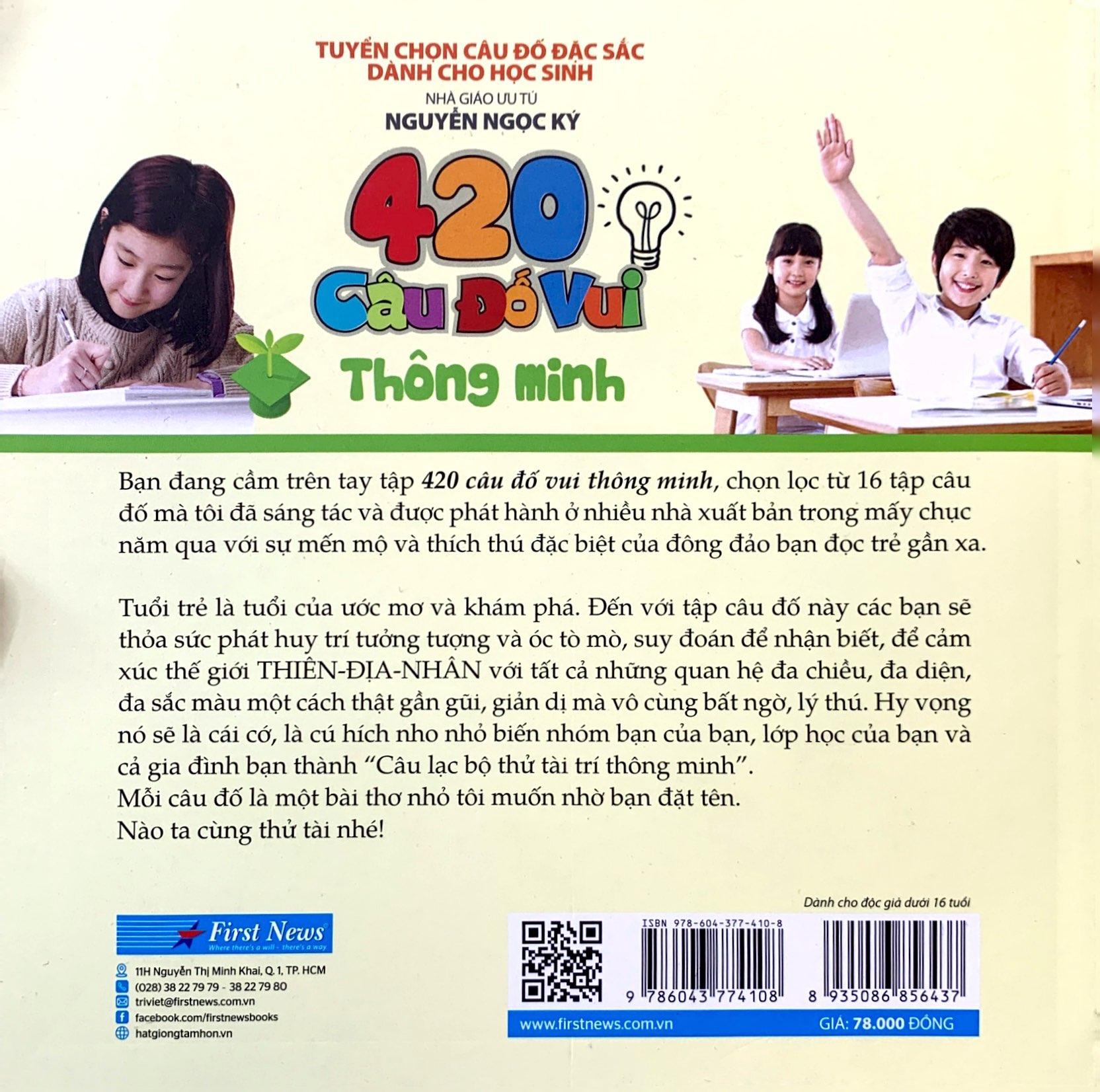 420 Câu Đố Vui Thông Minh