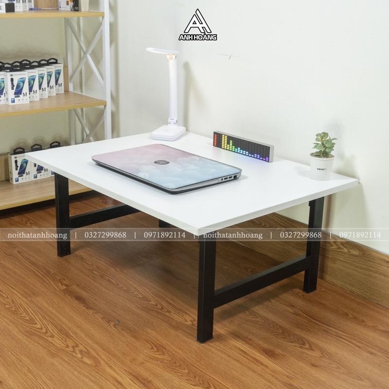 Bàn ngồi bệt size 80x60 cao 35cm gập gọn chân tiện lợi, gỗ MDF chống thấm mới