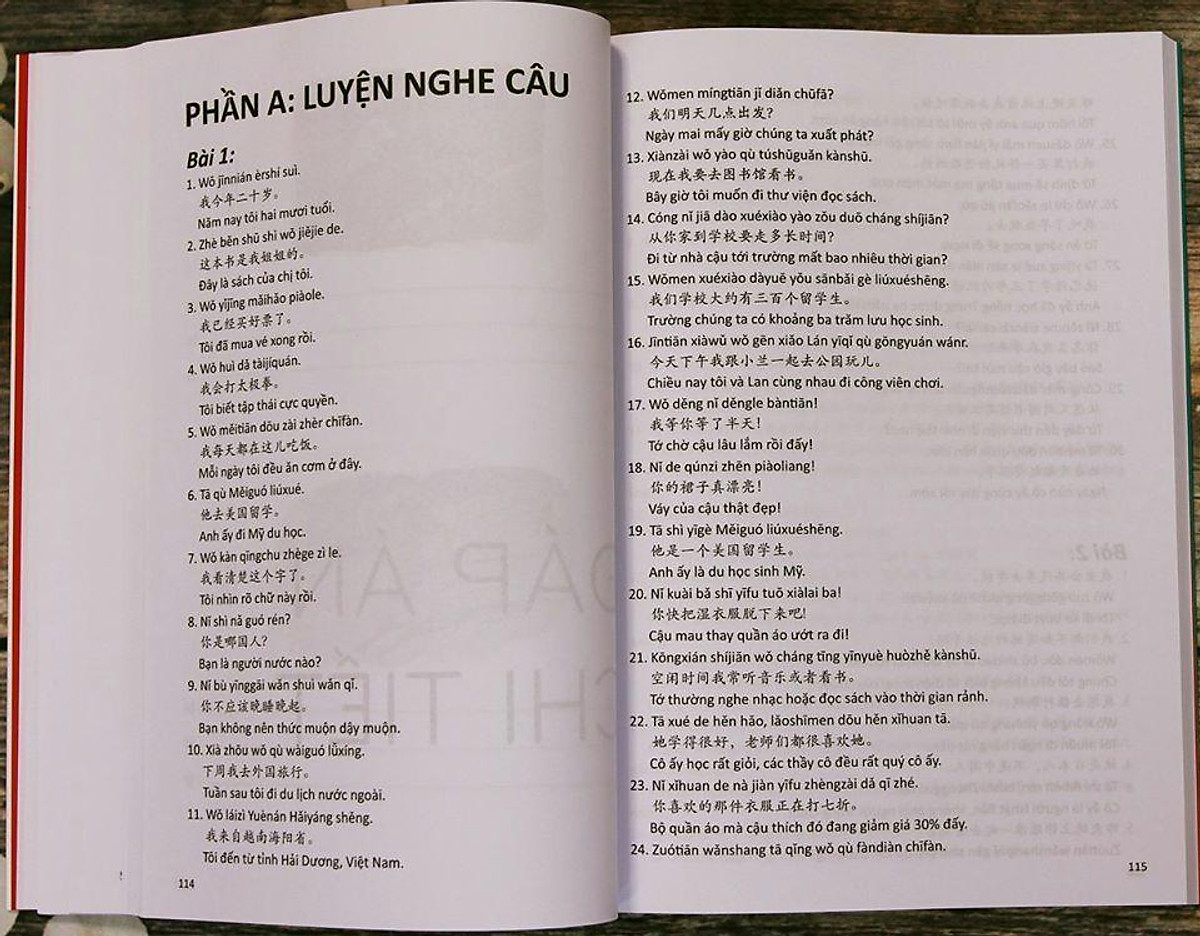 Sách - Combo gửi tôi thời Thanh Xuân song ngữ Trung việt có phiên âm MP3 nghe + Hack nhanh kỹ năng nghe tiếng Trung +DVD tài liệu