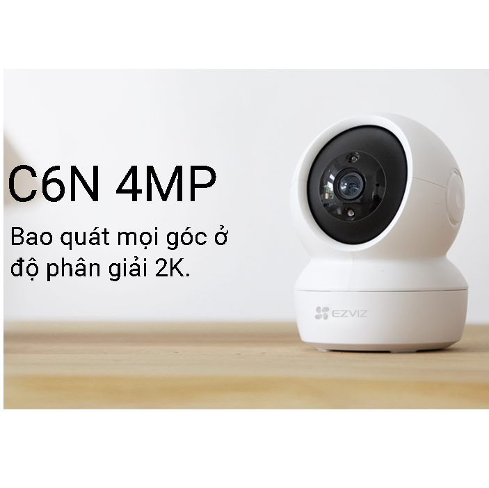 Hình ảnh Camera IP Wifi Không Dây siêu Nét Ezviz C6N 4Mp 2K 1440p Đàm Thoại 2 Chiều -Hàng Chính Hãng