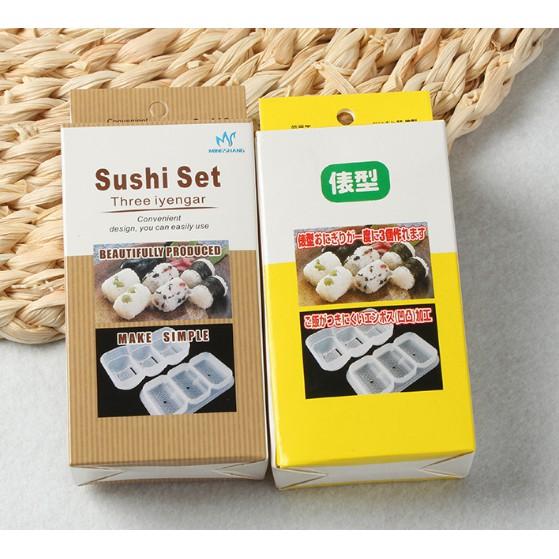 Khuôn làm sushi, dụng cu nhấn cơm mini an toàn, tiện dụng