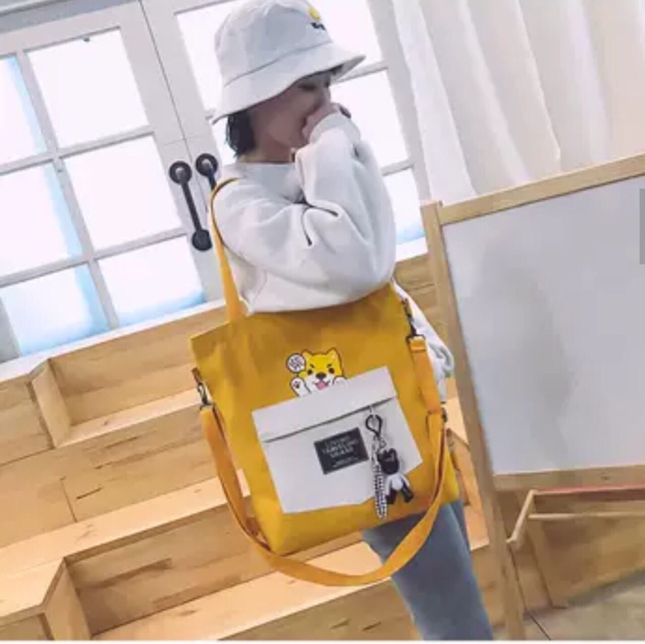 Hình ảnh Túi xách tote vải canvas Toto ( hộp )