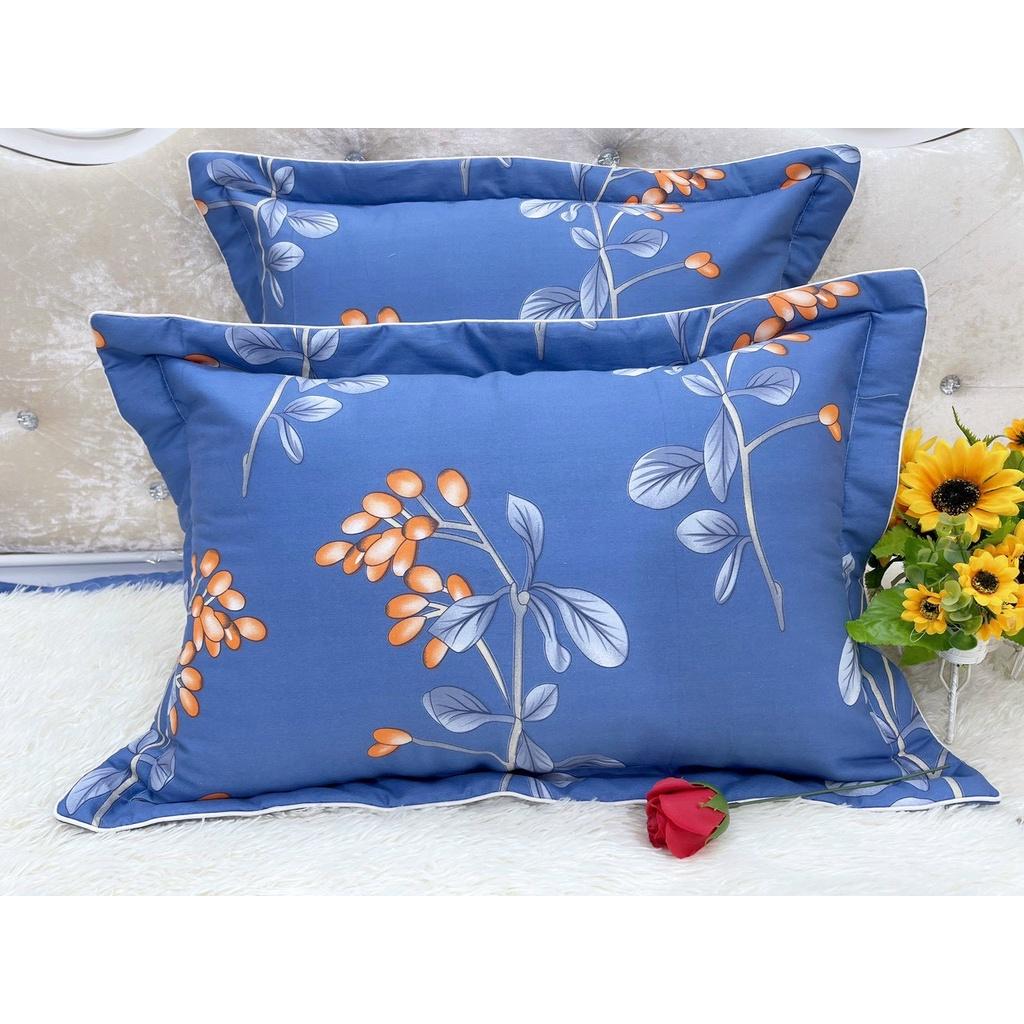 Vỏ Gối Nằm 100% Cotton Hàn Loại Đẹp Lót Bông Kích Thước 45x65cm