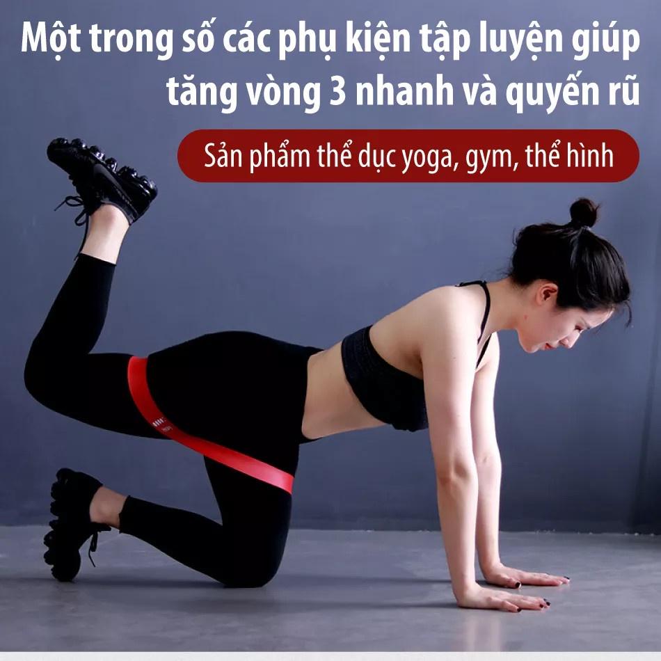 Dây miniband dododios kháng lực tập gym chân mông tay đùi cao su đàn hồi nam nữ