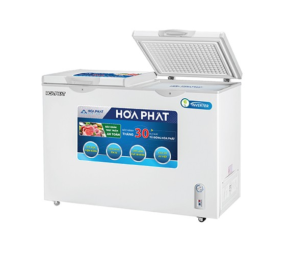 TỦ ĐÔNG MÁT INVERTER HÒA PHÁT 245 LÍT HCFI-606S2Đ2 ĐỒNG (R600A) (HÀNG CHÍNH HÃNG) (CHỈ GIAO HCM)